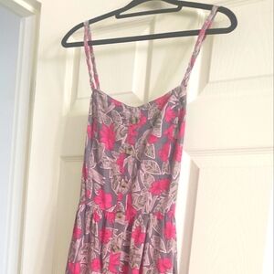 Beautiful Mid Calf Flowered Sundress New